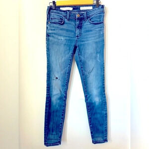 Anthropologie|Pilcro and the Letterpress Distressed High-Rise Skinny size 26